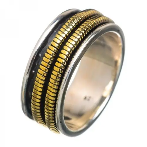 خاتم من الفضة الإسترلينية الصلبة بجودة عالية خاتم من النحاس الطبيعي خاتم دوار من الفضة الهندية الموردين خاتم من الفضة الهندية