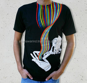 Camiseta 100% algodón con estampado personalizado para hombre, Camiseta lisa de talla grande para hombre y mujer, diseño de camiseta en blanco - Product Image 2