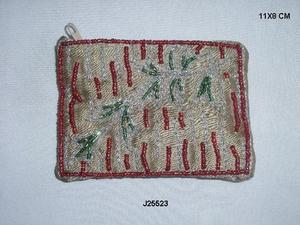 Porte-monnaie de forme rectangulaire fait à la main, 1 pièce, avec broderie - Product Image 2