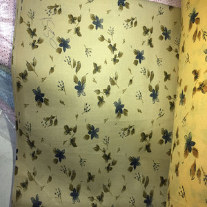 Tissu de conception de fleurs mélangées tissu de coton polyester tissu de chemise de conception de couleur imprimée - Product Image 1