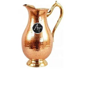 Copper hammered Muglai jug manufacturer wholesale supplier factory direct sale bulk sale wholesale