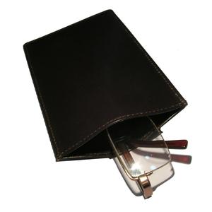 Étui à lunettes en cuir pour homme, coffre-fort pour lunettes, coque en cuir - Product Image 1