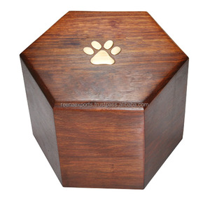 Urnes funéraires en bois pour animaux de compagnie aux prix les plus bas, urne en bois antique, fabrication indienne, urne en bois d'acacia de haute qualité - Product Image 5
