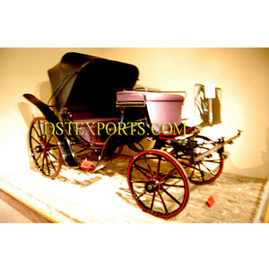 รถม้าสีดำโบราณผู้ผลิตรถม้าราชวงศ์แต่งงานอินเดียวิคตอเรียรถม้าสำหรับขาย - Product Image 1