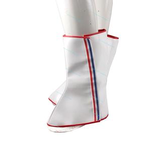Spat personnalisé en cuir blanc, mode spat cérémonie spat tambour spat - Product Image 1