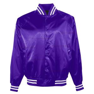 Vestes parent en Satin pour hommes, vestes de Baseball, haut de gamme du collège - Product Image 4