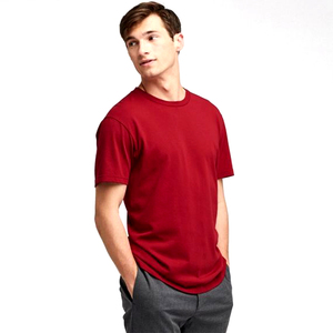 Ropa para hombre, venta al por mayor, al mejor precio, 100% algodón, camiseta estampada negra - Product Image 6