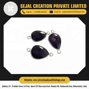 Pendientes de piedras preciosas con bisel de topacio ahumado, joyería de plata de ley 925 para fiesta de boda o regalo a granel - Product Image 2