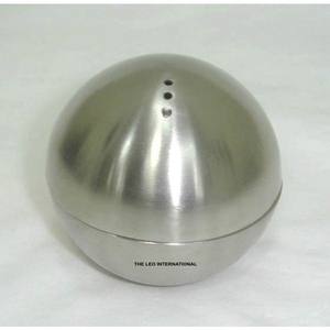 Ensemble de sel et poivre galvanisé de luxe de qualité personnalisée Design antique Ensemble de sel et poivre en étain pour la cuisine à domicile - Product Image 1