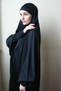 Khimar ยาวสำหรับผู้หญิงสุภาพเรียบร้อยระบายอากาศได้ดีขนาดพิเศษน้ำหนักเบาปรับแต่งได้ - Product Image 3