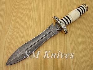 Grandsharp — couteau de chasse damas pour travail fait à la main, diy, (sm33) - Product Image 2