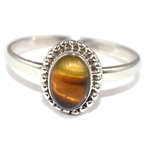 Bagues uniques en argent Sterling 925 en forme d'oeil de tigre, bijoux en argent Sterling 925, vente en gros, 925 - Product Image 2