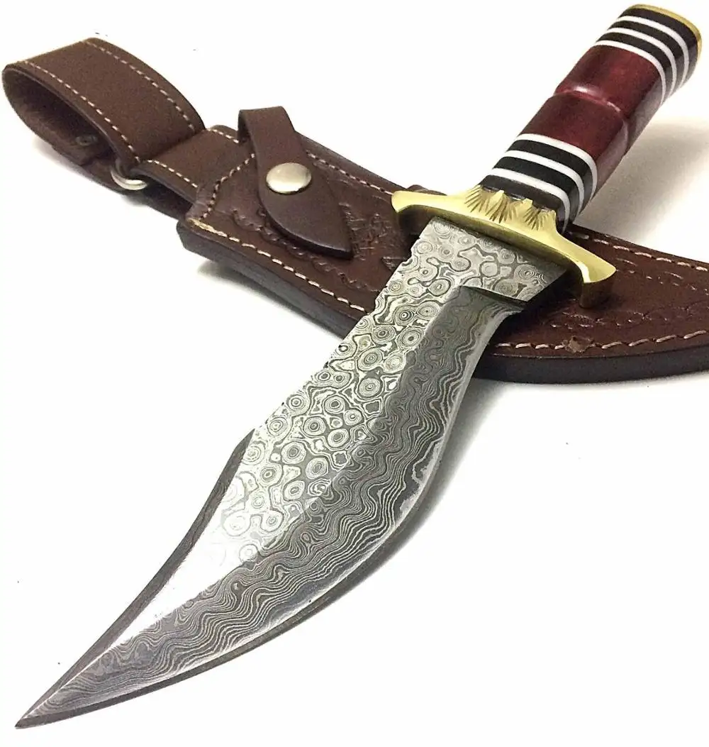 Grandsharp — couteau de chasse fait à la main, damas bochy