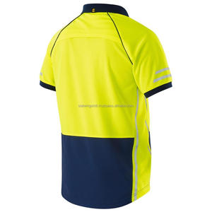 Polo haute visibilité tout temps Chemises de sécurité sur mesure à manches courtes Workwear Glory Color Construction Manufacturer Quality - Product Image 2