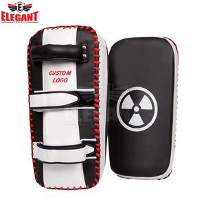 Manoplas profesionales de cuero pesado con logotipo personalizado Kick Target Pad para entrenamiento de boxeo y patadas - Product Image 3