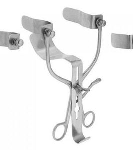 Rétracteur de vessie Millin complet 120mm propagation comprend un cadre et 2 paires de lames latérales Prestige Tools Mahersi - Product Image 1