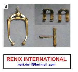 Finochietto manuel Power Rib Spreader Set enfant/adulte lame fixe Instrument chirurgical base certifié CE classe I 1 an de garantie - Product Image 2