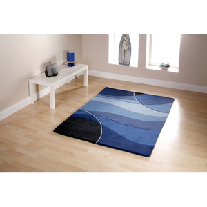 Hometextiles ชุดพรมปูพื้นขนสัตว์แบบทำมือสุดหรูพร้อมชุดพรมขนาดกลางกันลื่นสำหรับห้องนั่งเล่น - Product Image 3