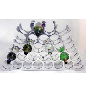 Rayonnage de rangement pour vin, en métal, 6 bouteilles de vin - Product Image 3