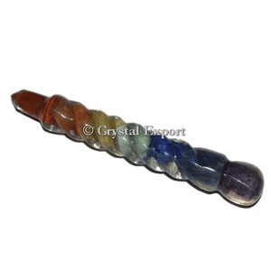 Obelisco de Chakra al por Mayor con Cristal de Cuarzo y Estrella Merkaba - Product Image 2