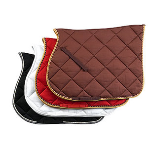 Tapis de selle en polaire polycoton de haute qualité couleurs personnalisables pour le dressage anglais et le saut à cheval - Product Image 3