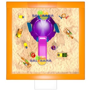 Piscine à sable intérieure en bois 4x4x0,6 mètre - Product Image 4