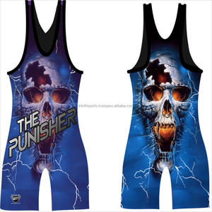 Lutte Jaune Singlet pour Adulte - Product Image 3