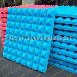 Mousse acoustique insonorisante / éponge d'isolation phonique / éponge insonorisante pyramidale multicolore - Product Image 2