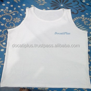 Fabricant en gros de débardeurs blancs sur mesure OEM - Product Image 2