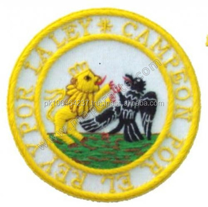 Insignes Napoléon brodés de haute qualité en fil métallique 100% avec logo client pour uniformes - Product Image 6