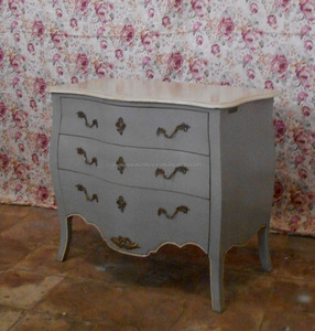 Mobilier de maison en bois, meuble de salon, gris, Shabby et Chic - Product Image 2