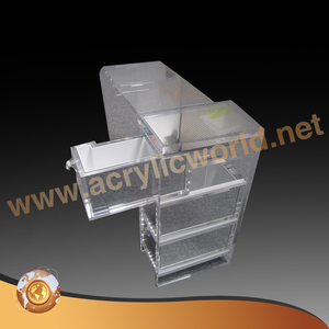 Silla de escritorio cuadrada pequeña de acrílico personalizada al por mayor - Product Image 5