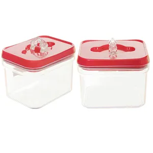 热销透明塑料便当盒40盎司气密食品容器方形食品储物盒带气密盖的餐食准备