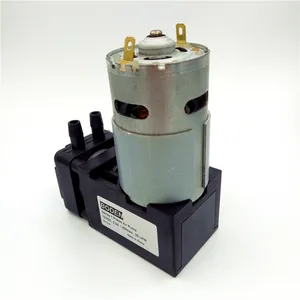 صغير 12V فرشاة كهربائية DC مصغرة مضخة هواء غشائية 30 PSI ضاغط