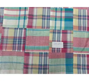 Productos más vendidos tubular 100% algodón jersey tejido patchwork tejido para vestido ropa camisa abrigo