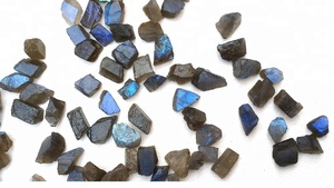 หินลาบราดอไรต์ธรรมชาติแบบหยาบ,พลอยสีฟ้าอ่อนสำหรับทำเครื่องประดับอัญมณีคุณภาพสูงแบบดิบไม่ผ่านการบำบัดคอลเลกชันหิน - Product Image 5