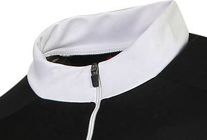 Jersey de ciclismo transpirable personalizado de alta calidad para hombre, 100% poliéster, tela de secado rápido, costuras planas, 3 bolsillos abiertos, camisetas al por mayor - Product Image 4