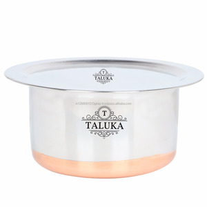 Wholesale Supplier 118 oz Cookware with Lid Copper Bottom Stainless Steel Tope - Product Image 1