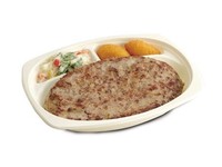 Boîte à bento ronde japonaise à 3 compartiments emballage en plastique micro-ondable pour restaurant