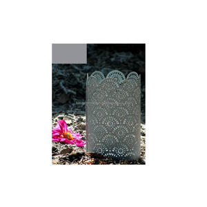 Porte-bougie chauffe-plat en fer, bougeoir chauffe-plat en métal pour décoration de table avec revêtement en poudre de couleur blanche - Product Image 4