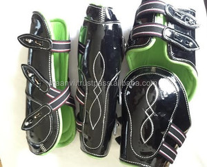 Botas de cepillado de caballos cómodas patentadas/botas de cepillado de caballos Botas de tobillo y tendón de caballo más vendidas con forro suave - Product Image 2