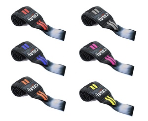 Enveloppement de poignet respirant pour l'haltérophilie, coton et polyester, unisexe, robuste, réglable, avec crochet et boucle pour le pouce, pour la salle de sport et l'entraînement - Product Image 3