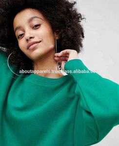 Diseño personalizado Slim Fit Pullover Sudadera para mujer Venta superior Algodón Calidad Estilo casual Tallas grandes Longitud larga para el verano - Product Image 2