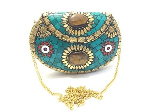 Bolso de Fiesta Tipo Clutch con Pedrería / Bolso de Mano con Pedrería - Tamaño y Color Personalizables - Product Image 6