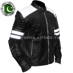 La mejor calidad precio de fábrica al por mayor de los hombres de moda chaqueta de cuero hecho en Pakistán - Product Image 2