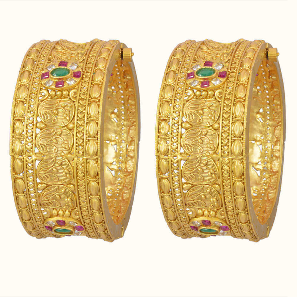 Gold Plated Fashion Jewellery Gold Plated Bangles, Wholesale Gold Plated  Jewellery in Chennai, Mumbai, Kolkata