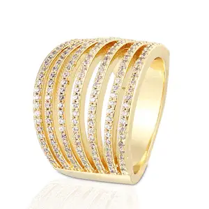 2019 trending fashion jewelry engagement wedding diamond solid 18k white gold ring setting