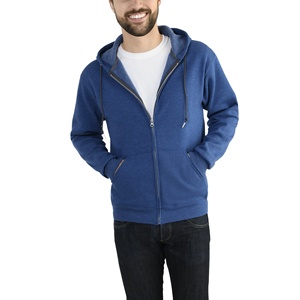 Fabricante al por mayor Anti-Shrink sudadera de lana de punto de alta calidad impresa para hombre Zip Crop con capucha de talla grande para el invierno - Product Image 4