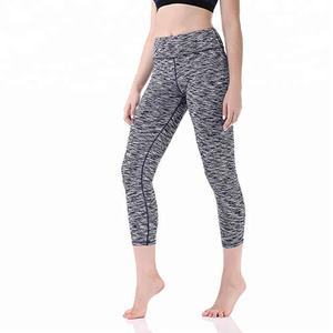 Leggings extensibles multicolores de haute qualité pour femmes, à motifs écossais, antibactériens, à séchage rapide, respirants, 85% polyester - Product Image 2