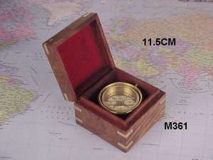 Cadran de soleil en miroir 7mm, fait en laiton, décor nautique, artisanat en métal, artisanat nautique en métal - Product Image 3